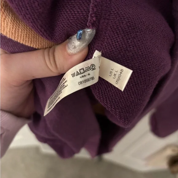 Free People FP Movement Ombre Metti Crew Neck Sweatshirt Large - Picture 5 of 5